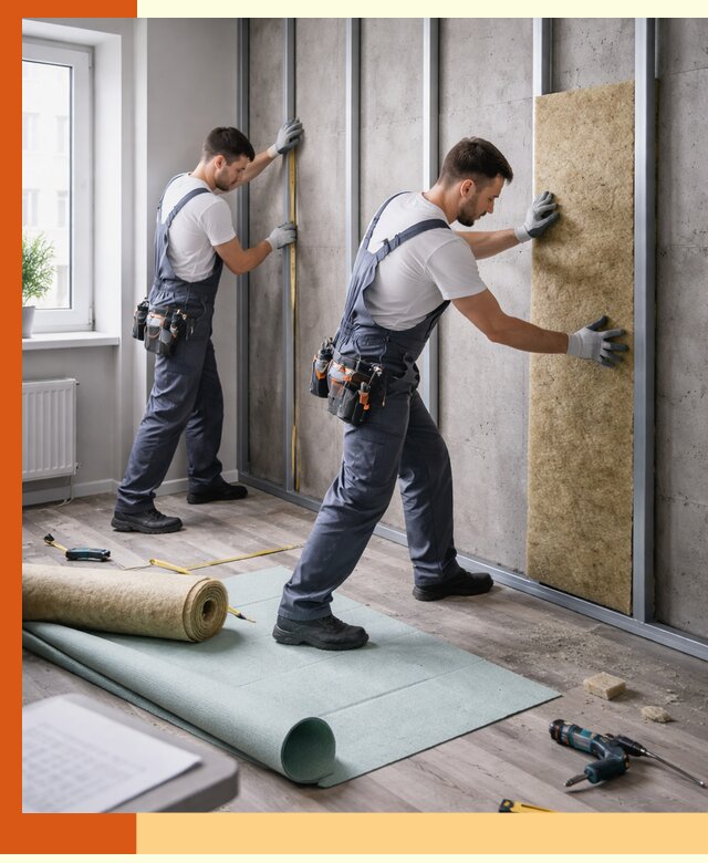 Шумоизоляция квартиры под ключ в Черемхово — профессионально и гарантированно