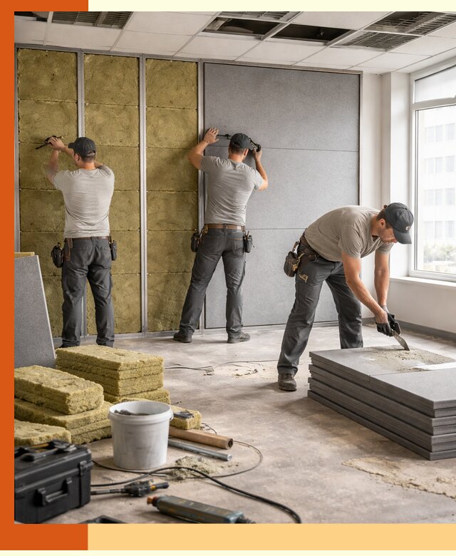 Профессиональная шумоизоляция офисов в Черемхово для комфорта сотрудников