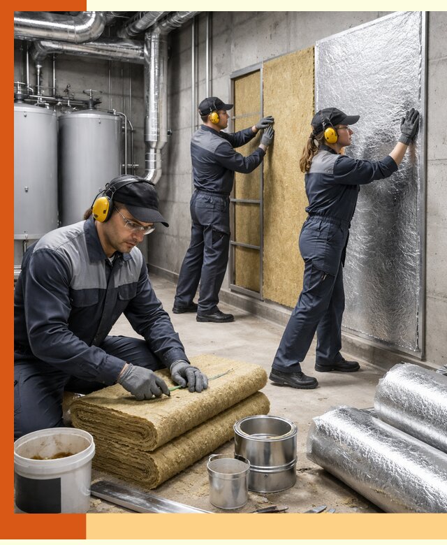 Шумоизоляция котельной в Черемхово: профессиональный монтаж и материалы