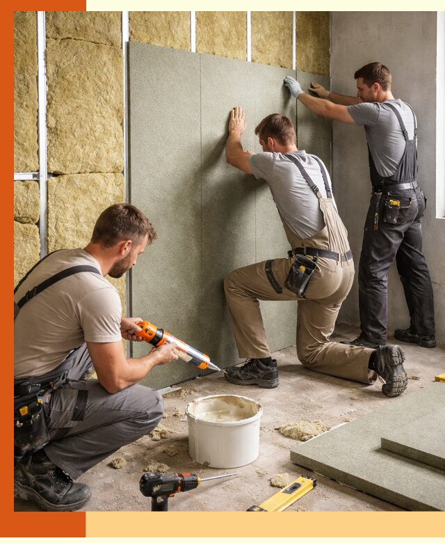 Профессиональная шумоизоляция стен в Черемхово для квартир и домов