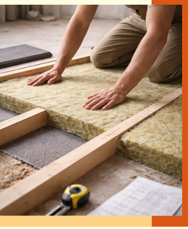 Шумоизоляция пола в Черемхово от 1303 руб./м² — профессиональная звукоизоляция | ТепломастерЧрм