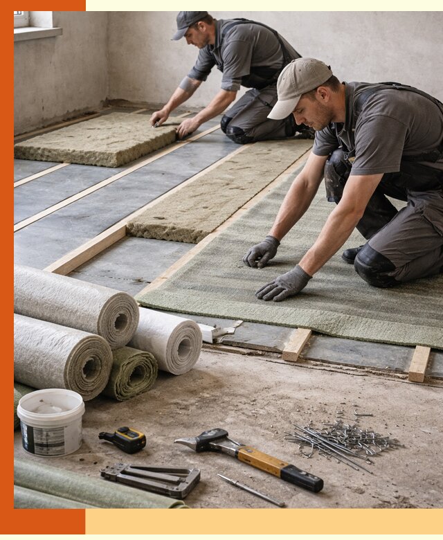 Шумоизоляция пола в Черемхово — профессиональная звукоизоляция помещений