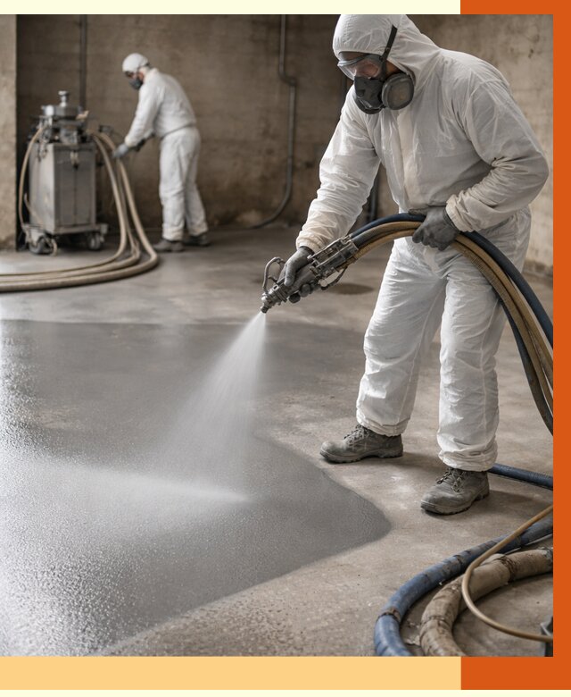 Гидроизоляция полимочевиной в Черемхово от 8862 руб/м² — напыление полимерной гидроизоляции | ТепломастерЧрм