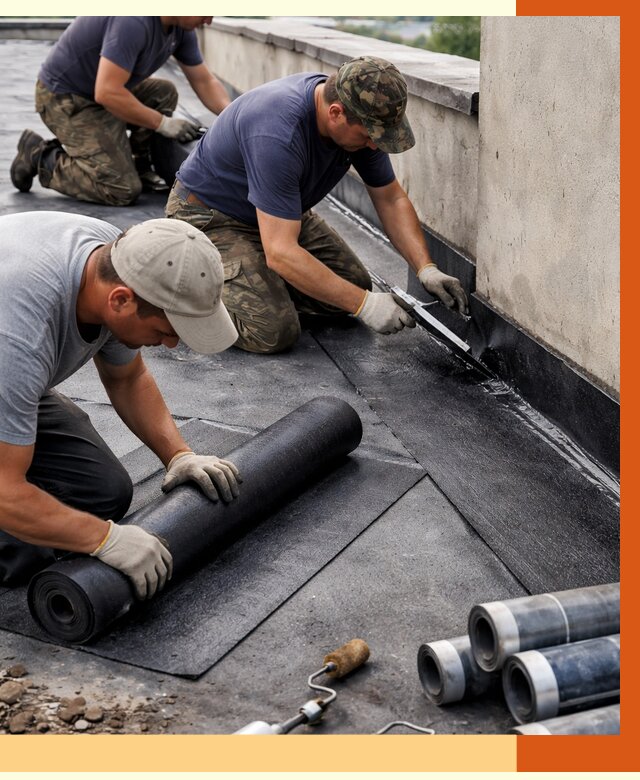 Гидроизоляция кровли в Черемхово от 4692 руб. — профессиональная гидроизоляция крыши | ТепломастерЧрм