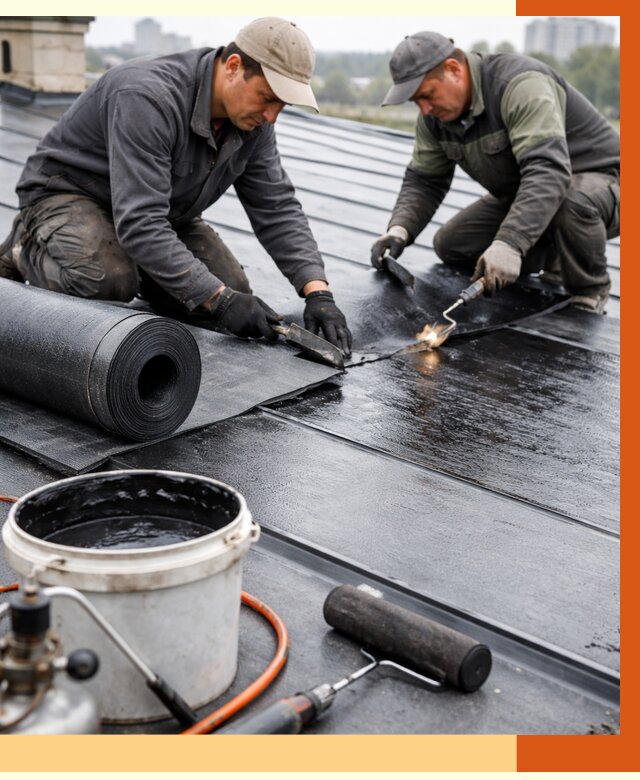 Гидроизоляция фальцевой кровли в Черемхово от 7820 руб. под ключ | ТепломастерЧрм