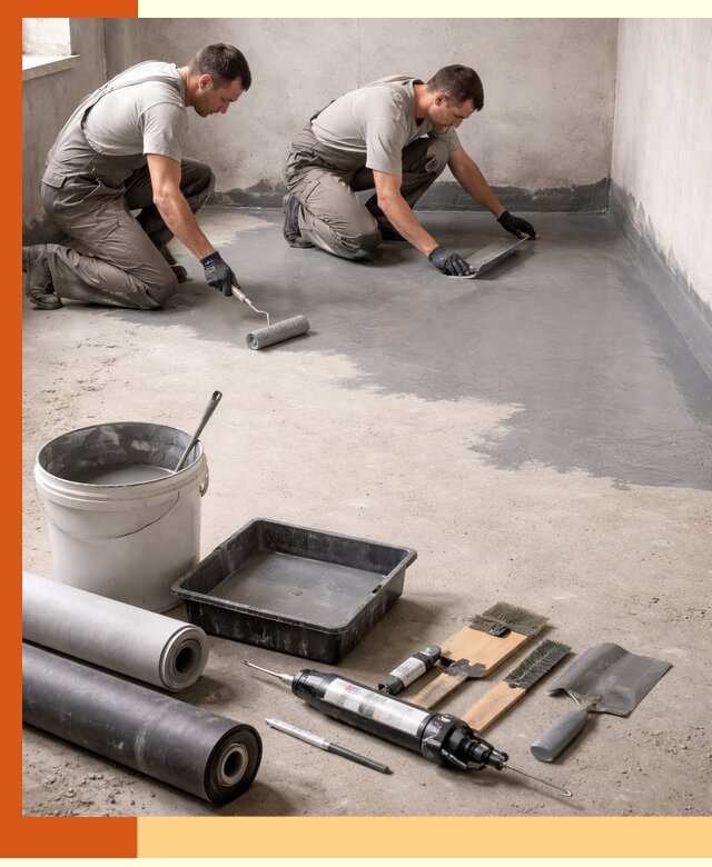Гидроизоляция пола в Черемхово — надежная защита от влаги и протечек