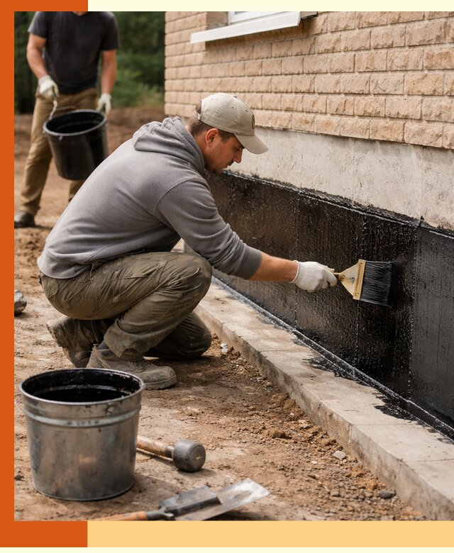 Гидроизоляция цоколя домов и зданий в Черемхово эффективными методами