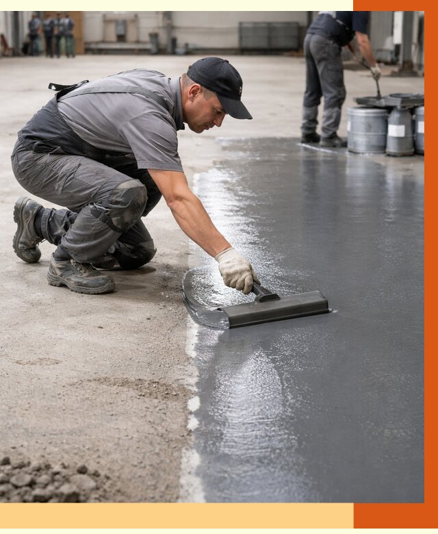 Гидроизоляция промышленного пола в Черемхово от 1251 руб./м2 — ТепломастерЧрм специалисты под ключ