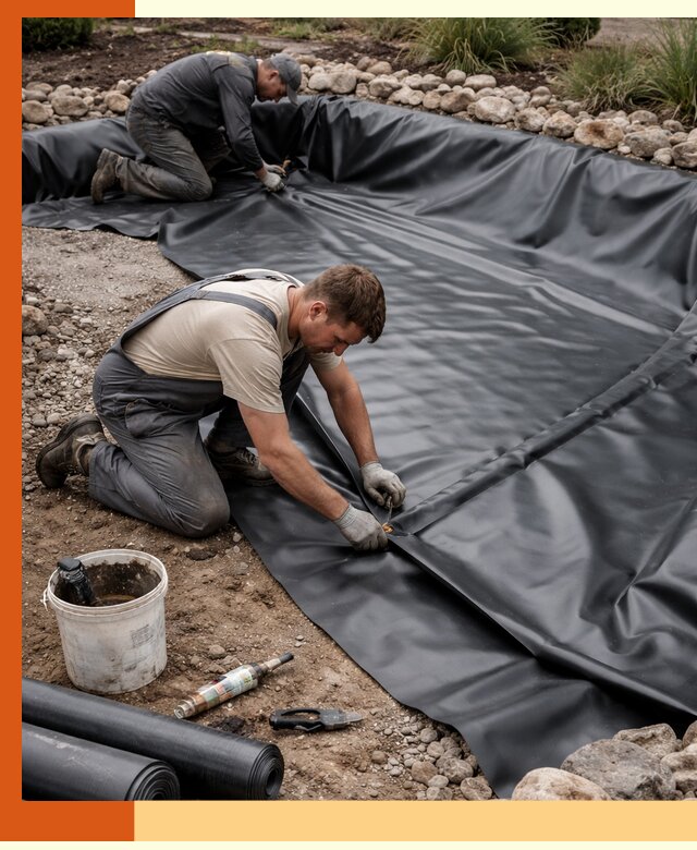 Гидроизоляция пруда в Черемхово: надежная защита и герметизация