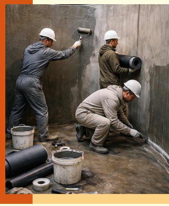 Гидроизоляция резервуара профессионально в Черемхово