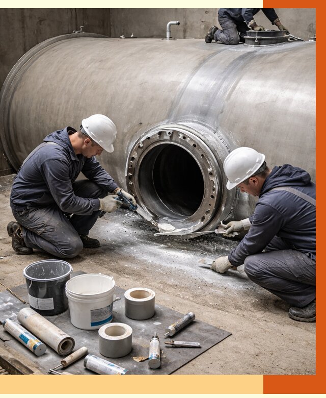 Гидроизоляция резервуара с топливом в Черемхово от 78195 руб. под ключ | ТепломастерЧрм