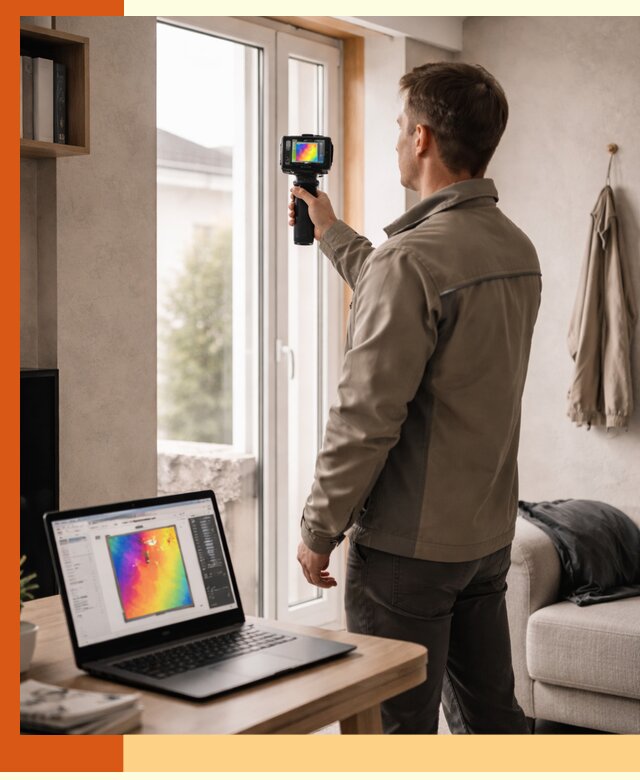 Тепловизионное обследование квартиры в Черемхово для поиска утечек тепла