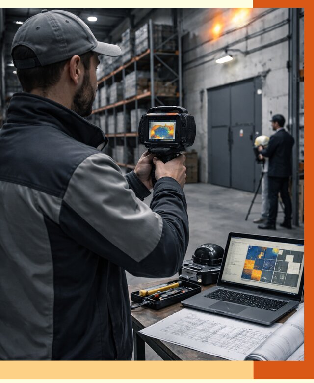 Тепловизионное обследование склада в Черемхово от 6777 руб. | ТепломастерЧрм