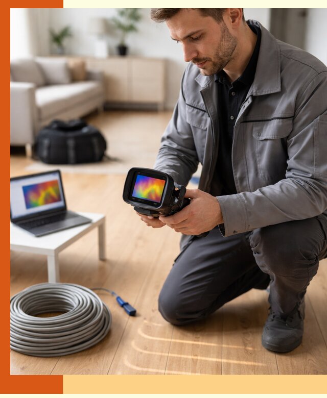 Тепловизионное обследование тёплого пола в Черемхово для точной диагностики