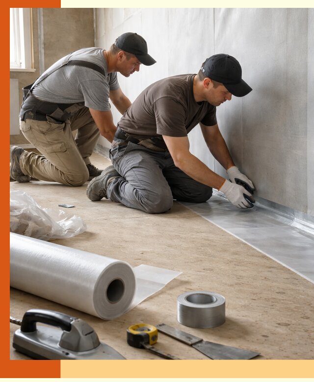 Монтаж пароизоляции для дома и помещений в Черемхово