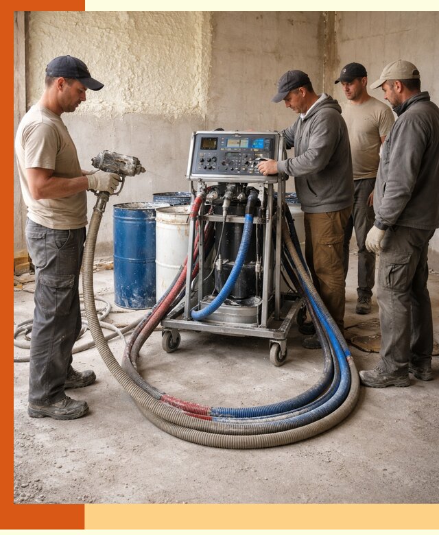 Аренда установки для напыления ППУ в Черемхово на выгодных условиях